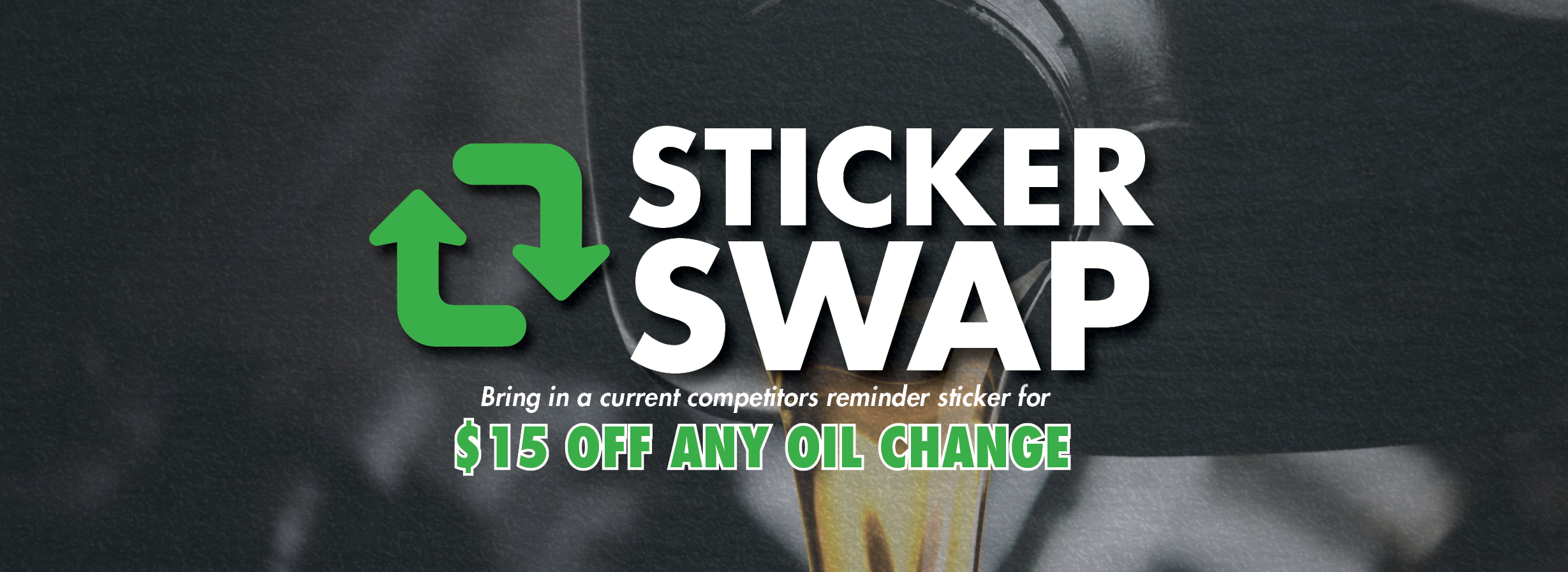 Benny's Oil Change Sticker Swap Coupon